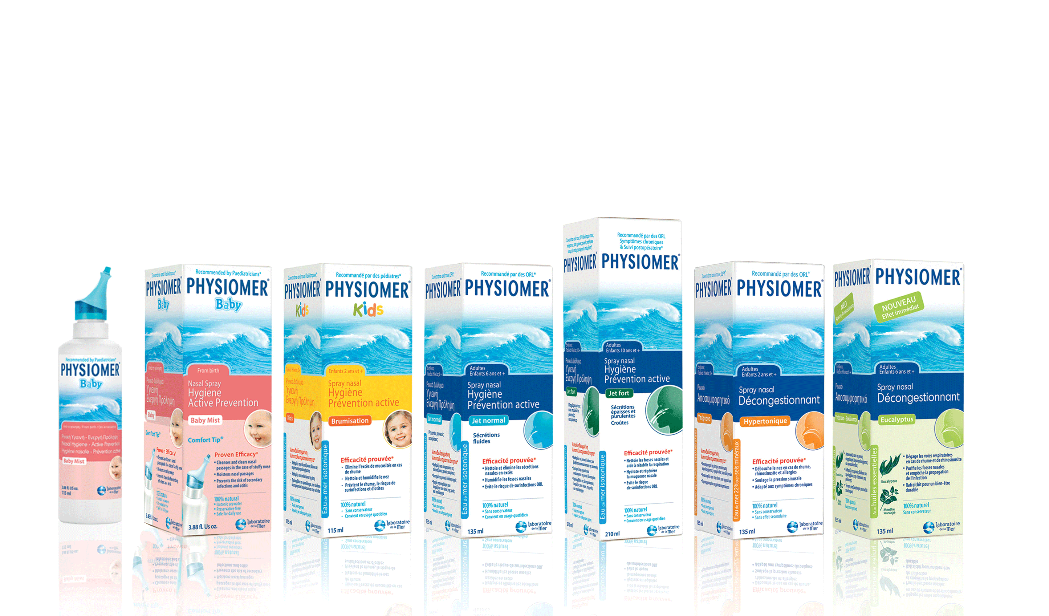 Physiomer® seawater nasal spray - Laboratoire de la Mer